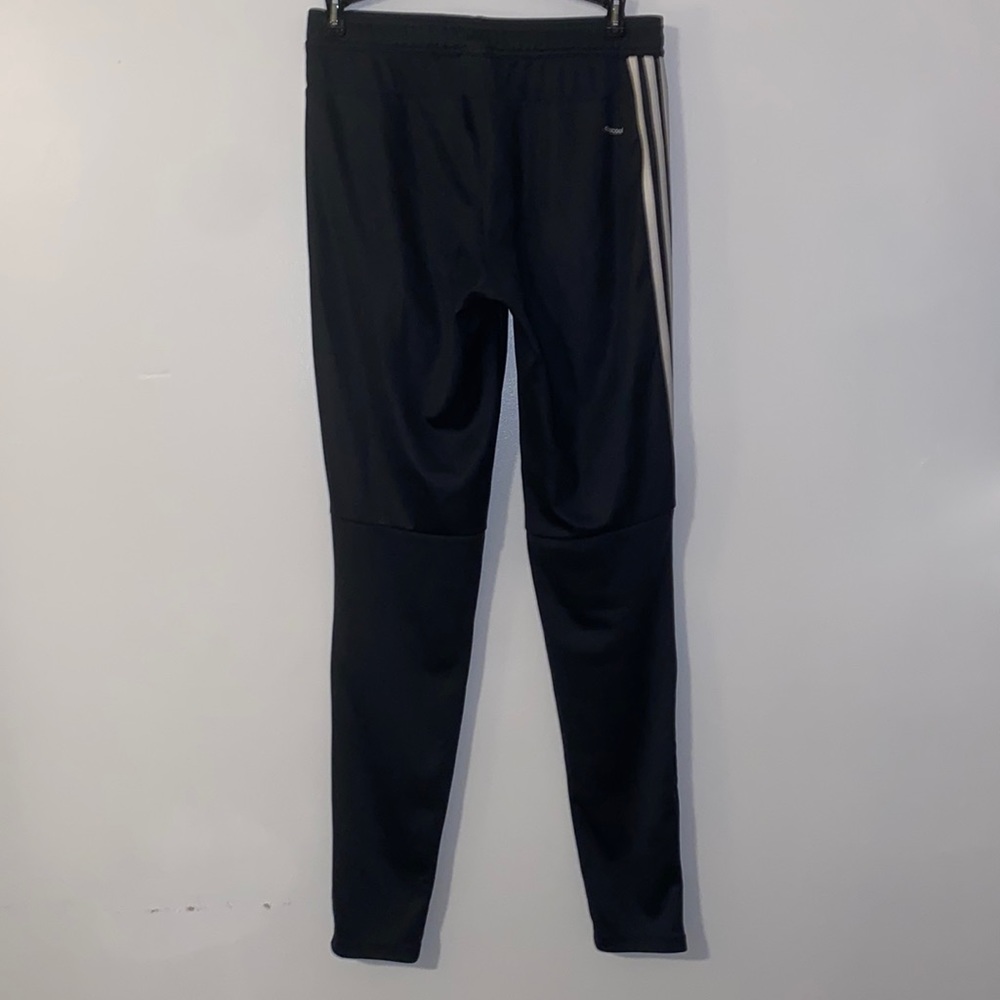 Gray 3 stripe Adidas joggers - Picture 2 of 3